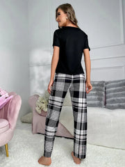 White Heart PJs Set
